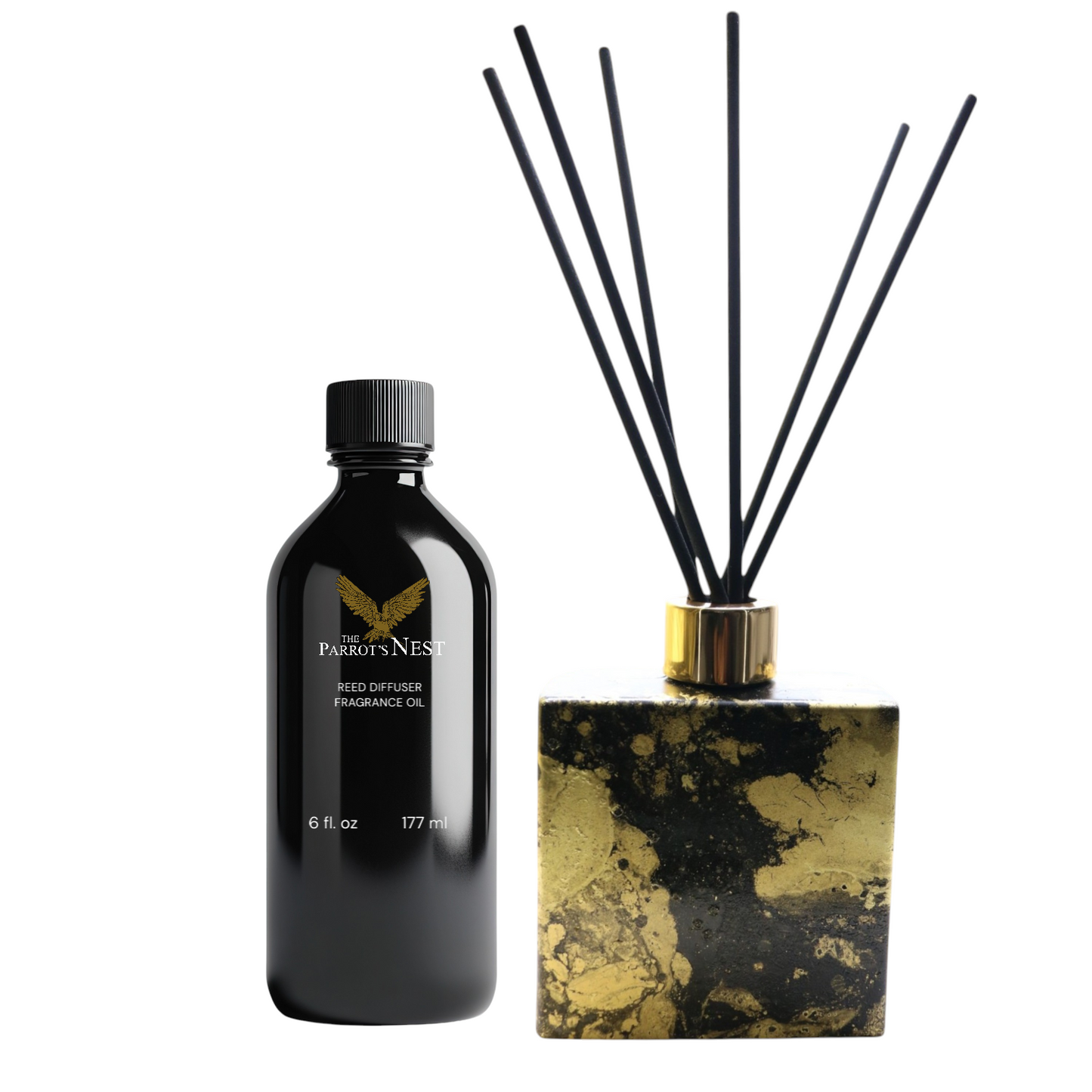 The Parrot's Nest Artisan Reed Diffuser Set | Unique Design #BG003 | Choose Fragrance