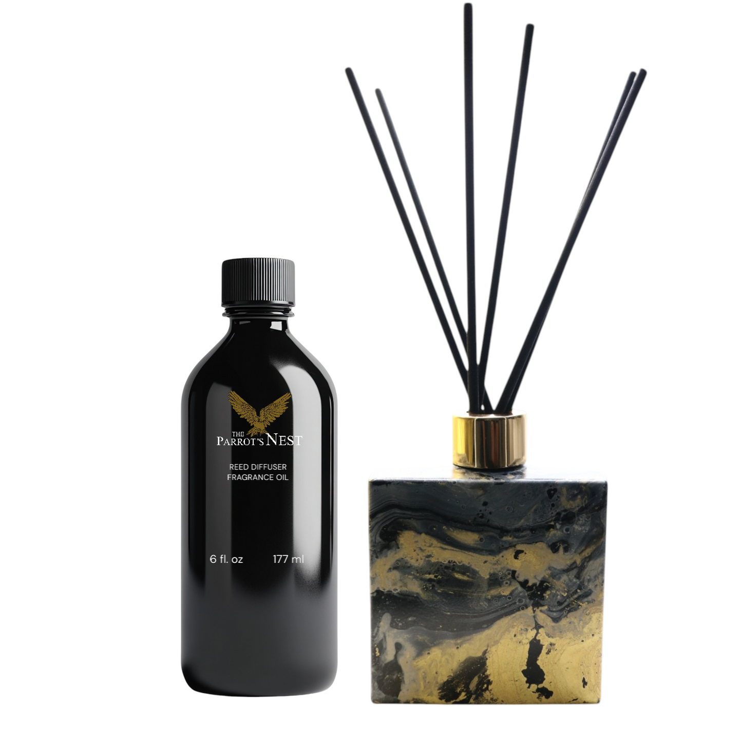 The Parrot's Nest Artisan Reed Diffuser Set | Unique Design #BGW004 | Choose Fragrance