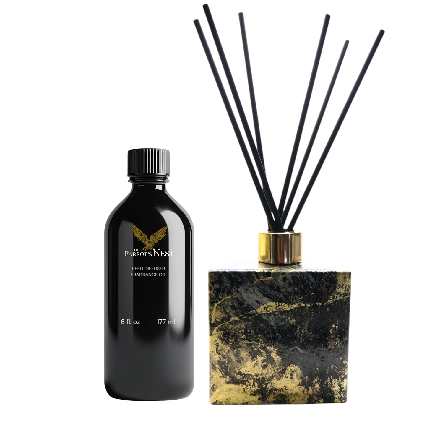 The Parrot's Nest Artisan Reed Diffuser Set | Unique Design #BGW001 | Choose Fragrance