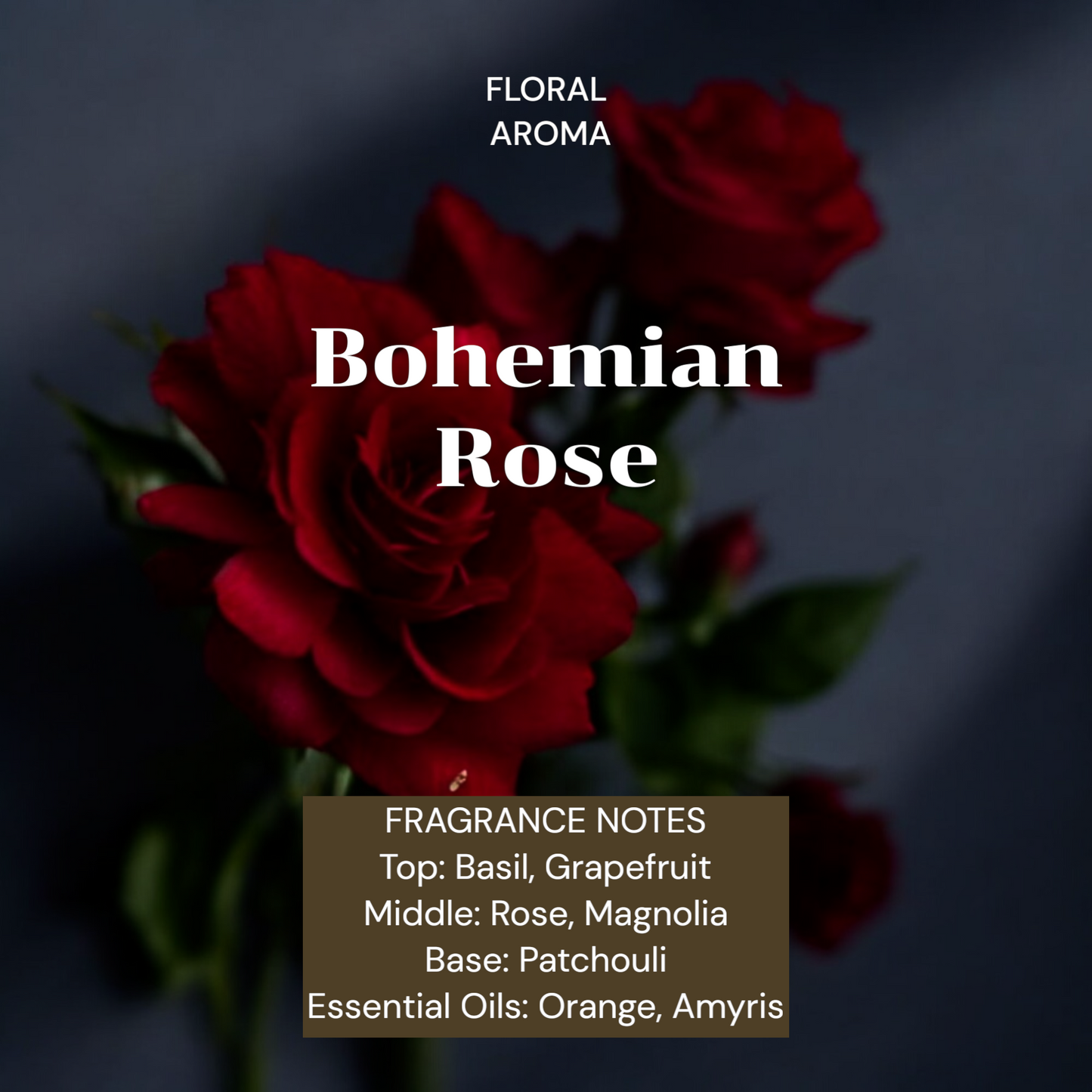 Bohemian Rose | 6 fl. oz Reed Diffuser Fragrance Refill w/ Reeds