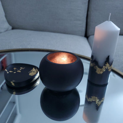 Handcrafted Serenity Concrete Tea Light Holder