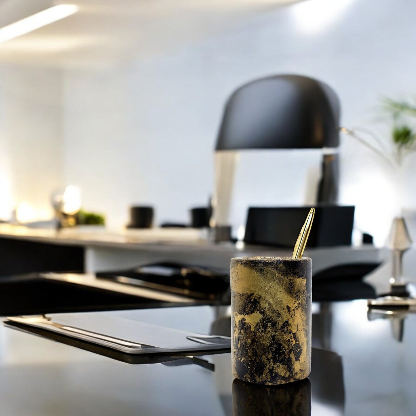 Handcrafted Concrete Pen Holder | Design #PH001